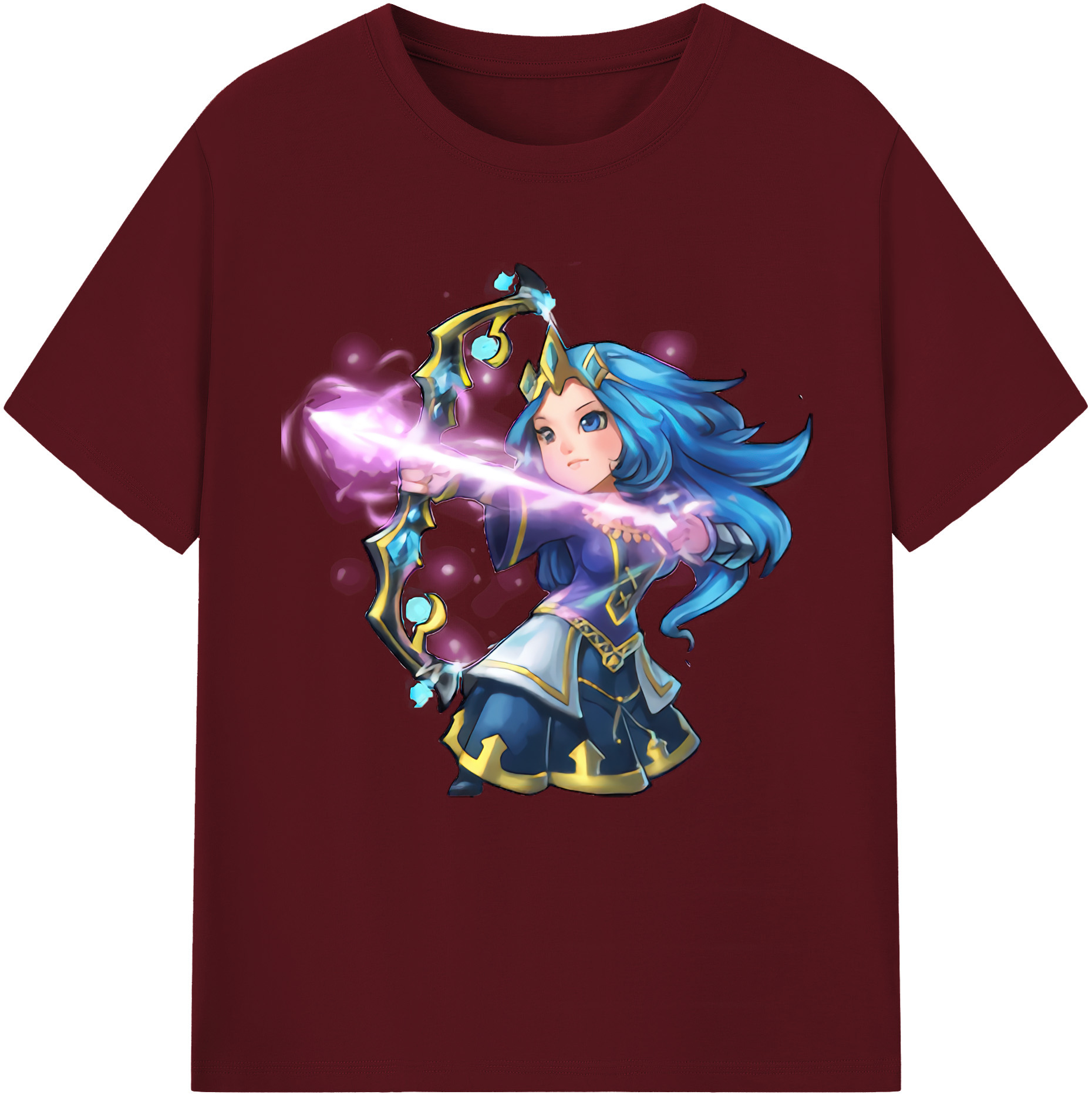 リーグ・オブ・レジェンド League of Legends LOL 綿100％半袖Tシャツ（フロントプリント）
